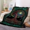 Tree of Life Series Printed Blanket for Sofa Bed Travel Camping Living Room Office Conditioning Blanket for All Seasons Gifts