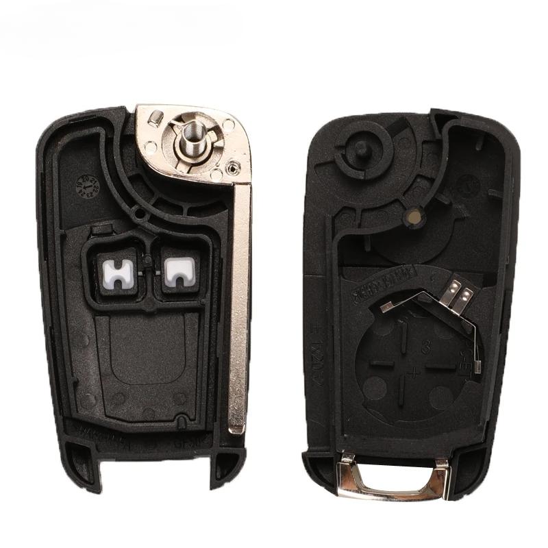 Корпус выкидного ключа Jingyuqin для Chevrolet Cruze Cruze Lova Camaro Impala Fit Astra J Corsa E Insignia Zafira C 2 3 4 5BT