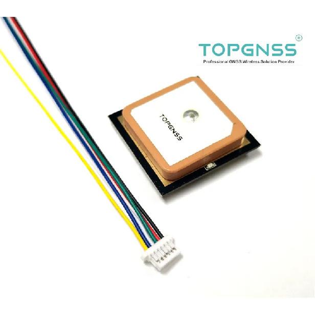 GN-801 TTL UART GNSS Modue GPS GLONASS dual mode M8n GNSS Module Antenna Receiver , built-in FLASH,NMEA0183 GN801 TOPGNSS