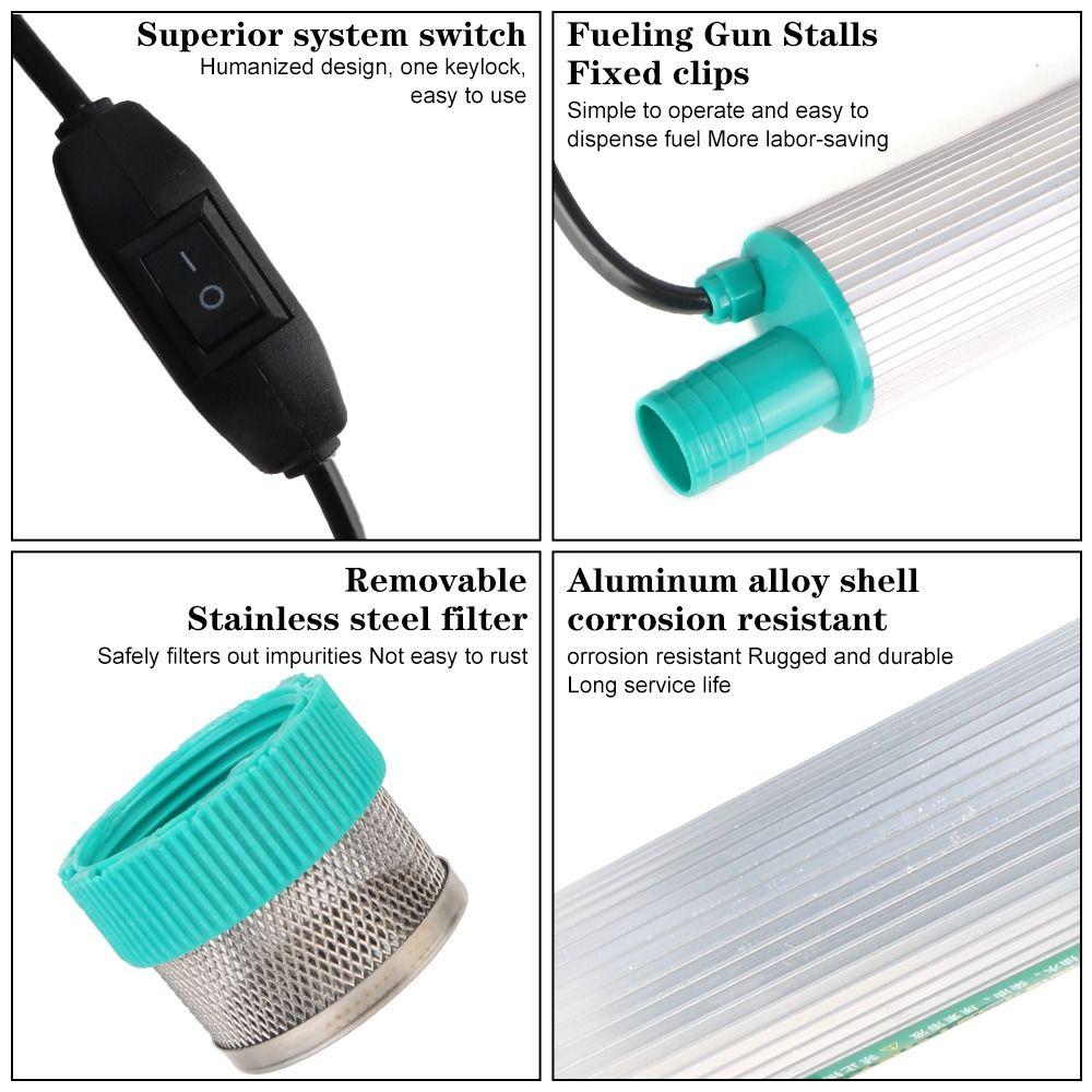 Электрический насос для перекачки жидкости Масляный насос Электрический заправочный насос с питанием от аккумулятора Техническое обслуживание автомобиля
