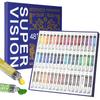 SUPER VISION Watercolor Paint Set Master Artist Grade 48 Colors X 8ml Watercolor Paint Tubes Professional Watercolor Paints Made from Mineral Pigments