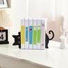 Metal Animal Bookends Black Cat/Reindeer/Dragon Book Ends for Home Office Bookshelf Desk Decor Cute Book Stopper Gifts for Women