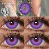 Eyeshare 2Pcs Color Contact Lenses Green Lenses Yearly Cosplay Blue Cosmetic Contacts Pink Lens Helloween Beauty Makeup Pupils