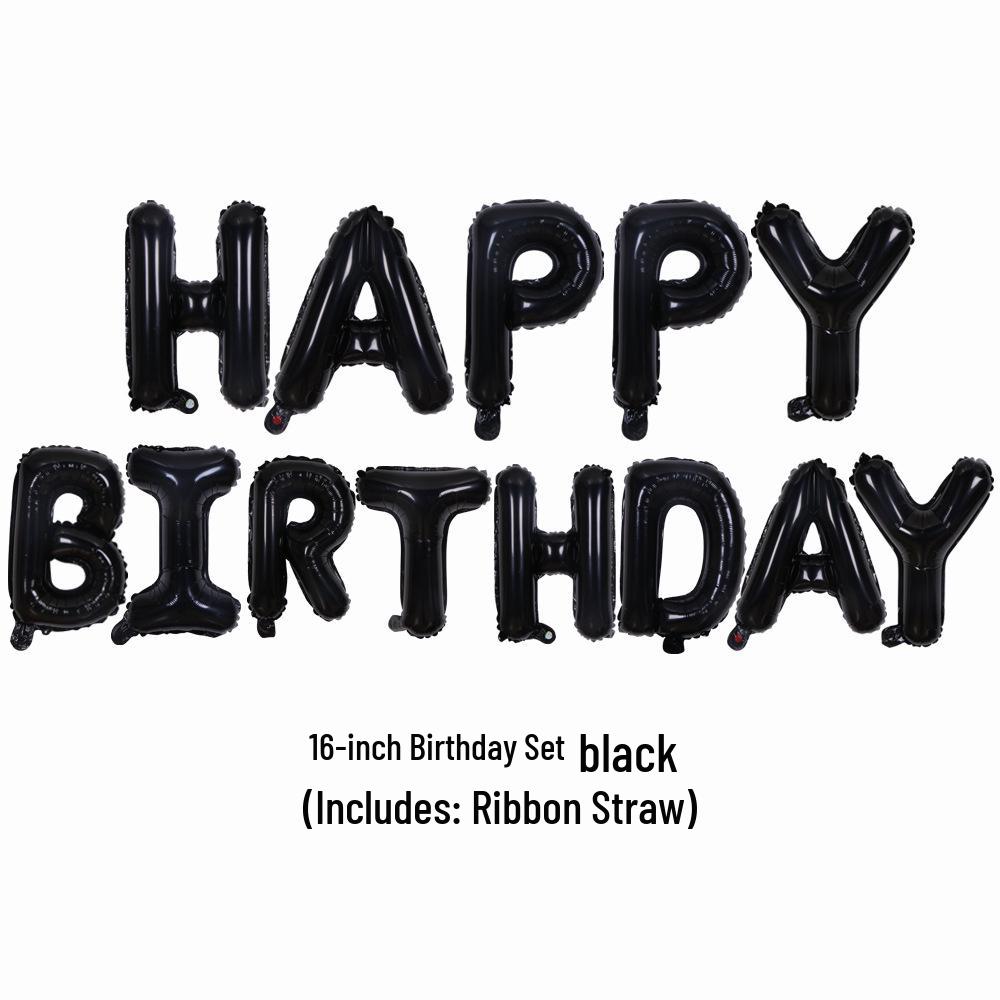 Набор украшений из 16-дюймовых шаров-букв «С Днем рождения»