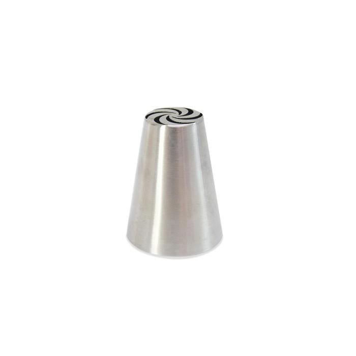 Eglantine Russian Pastry Nozzle In Stainless Steel