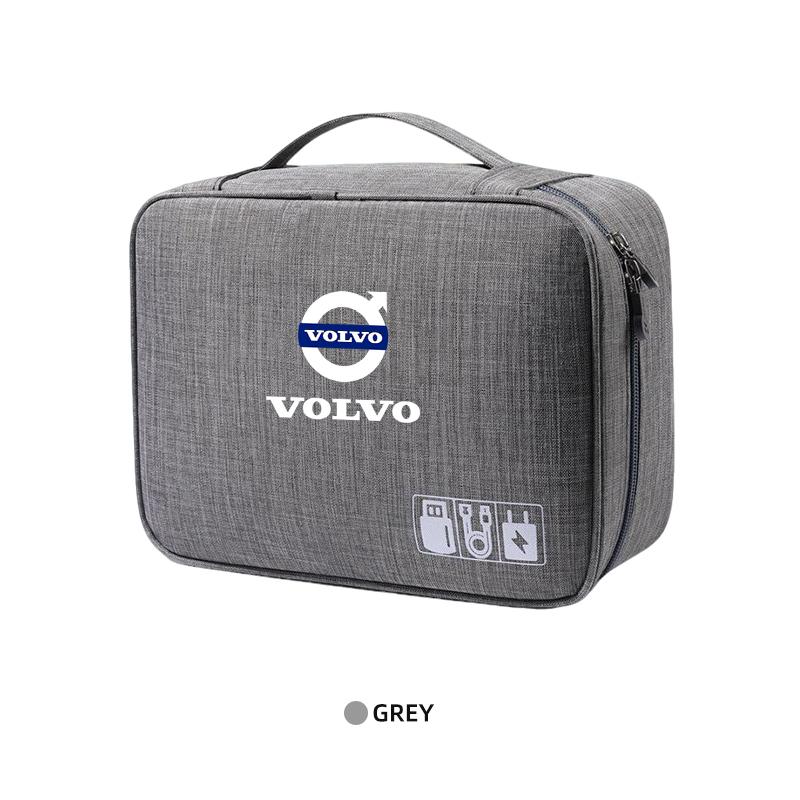 Multi-functional Large Capacity Waterproof Digital Electronic Organizer Storage Bag For Volvo V40 V60 V90 XC40 XC60 XC90 S60 S90