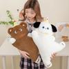 Плюшевая Мультяшная Кошка Декоративная Подушка с Наполнителем из ПП Хлопка для Декора Дивана, Кровати, Спальни