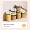 Контейнер для формулы с мерной ложкой Кофейная банка Герметичная кухонная банка для хранения продуктов для кофейной гущи, чая, сахара, муки, крупы