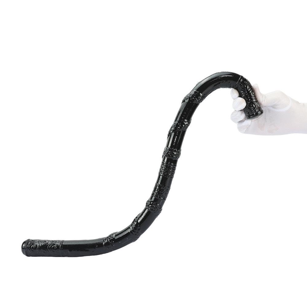 Двуглавый дракон анальная пробка - Длинный, мягкий вибратор для взрослых