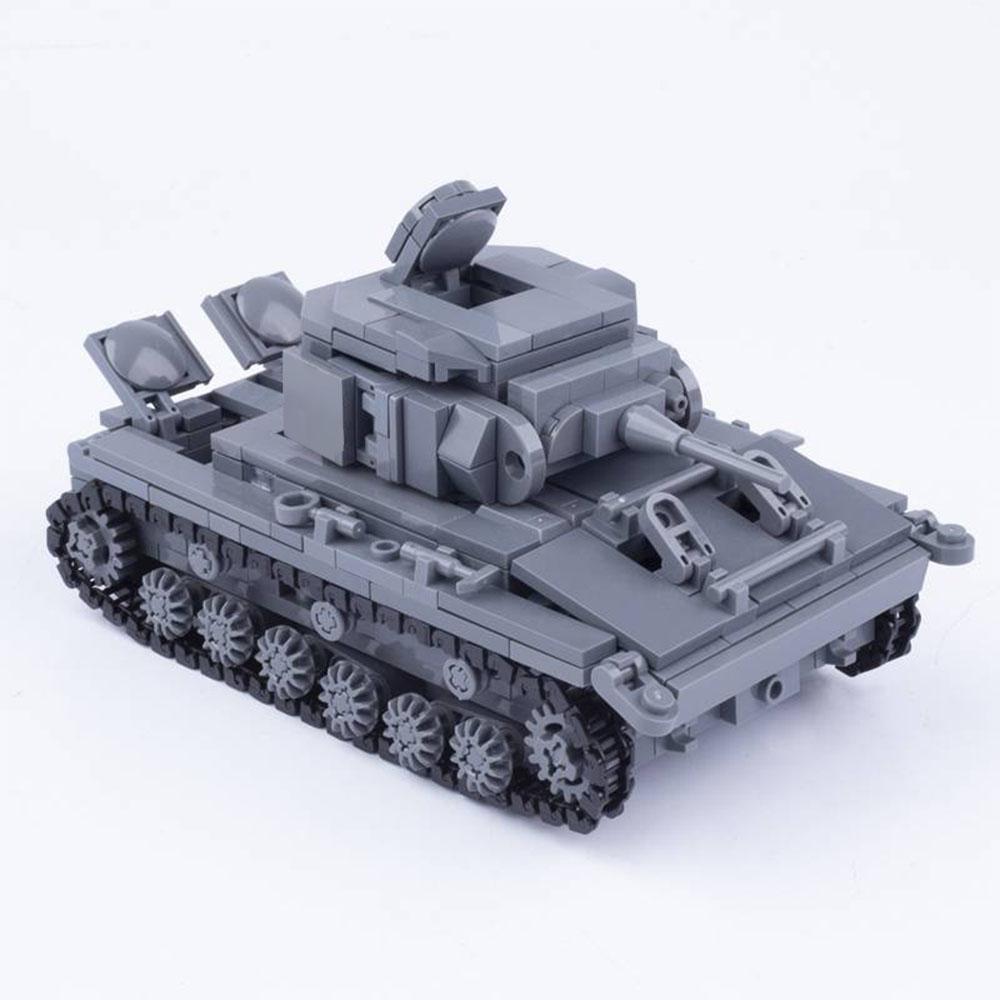 Военный США Франция Великобритания Бронированная машина MOC Конструктор Фигурка солдата Танк Орудийная тележка Пушка Медицинский грузовик Транспортная игрушка K33