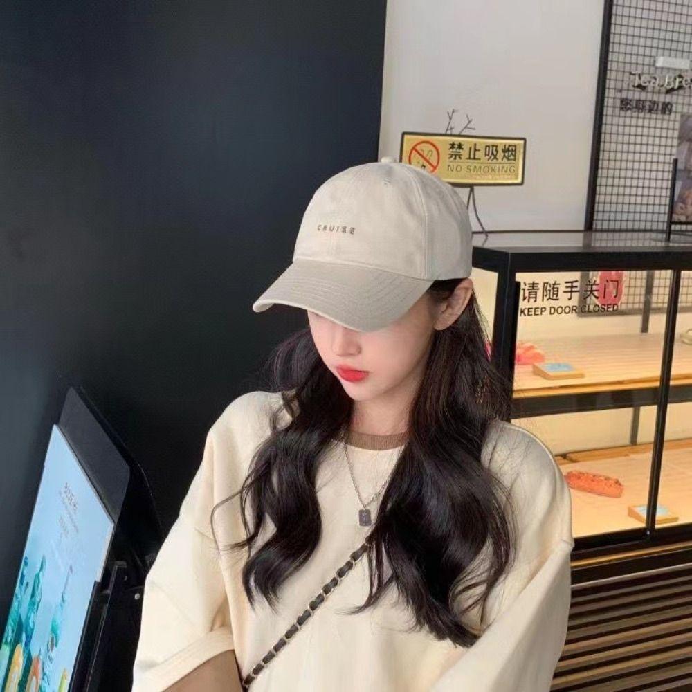 Кепка с застежкой-молнией «конский хвост» Повседневная шляпа с плоскими полями Кепка-козырек Кепка-солнце Кепка-бейсболка