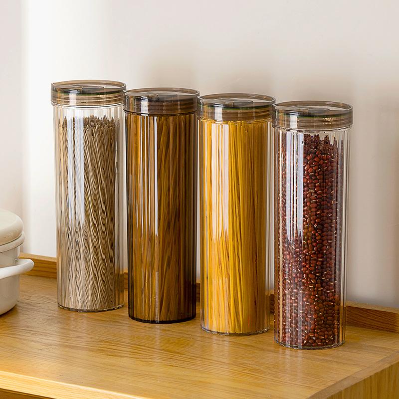 Storage Bucket for Hanging Noodles, Sealed, Specifically Designed for Household Kitchens, Food Grade, Noodle Storage Box, Pasta Storage Tube