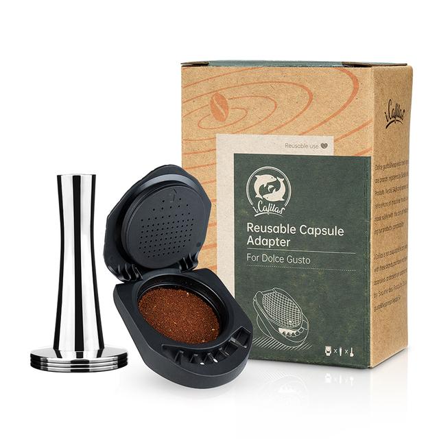 Многоразовый адаптер-капсула для кофемашины Dolce Gusto, совместимый с машинами Genio S Piccolo XS