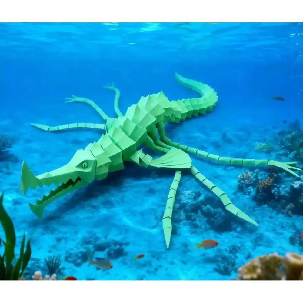 Subnautica Фигурка Игрушка Subnautica Левиафан Блуп Гран Маха Фигурка Морской Пожиратель Монстр Фигурка Игрушка Рыба 3D Печать Фигурки Фигурка