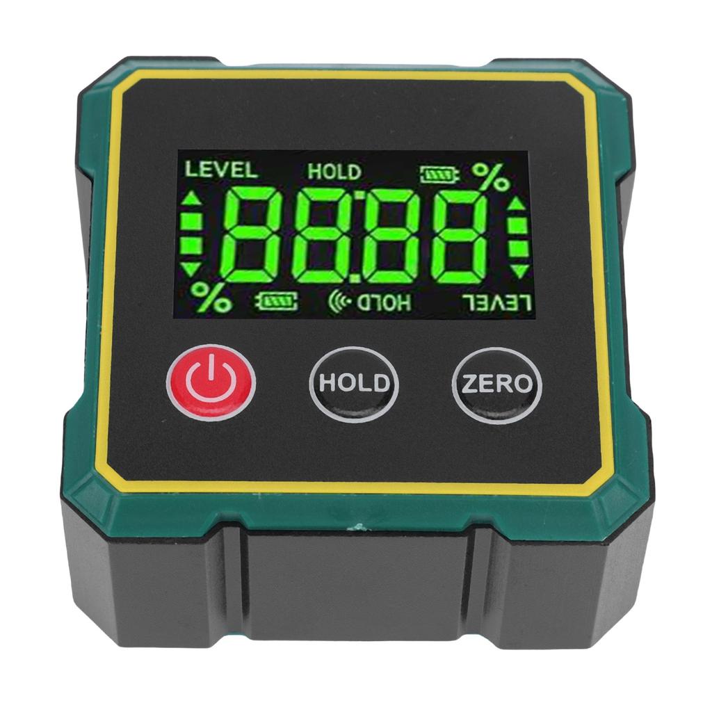 Цифровой угломер с магнитной базой, преобразование угла наклона, электронный инструмент для поиска угла с фиксацией данных