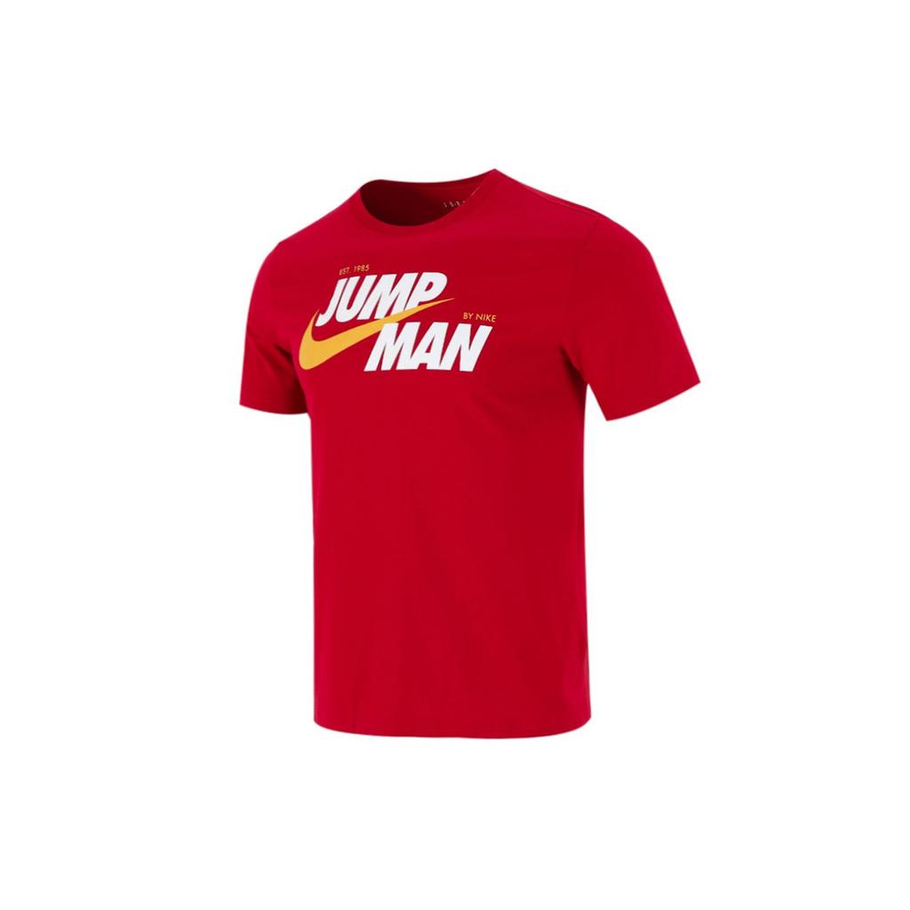 Jordan Jumpman GFX SS Crew 2 Casual Sports Breathable Letter Print Short-Sleeve T-Shirt Men Tops Red DM3220-687