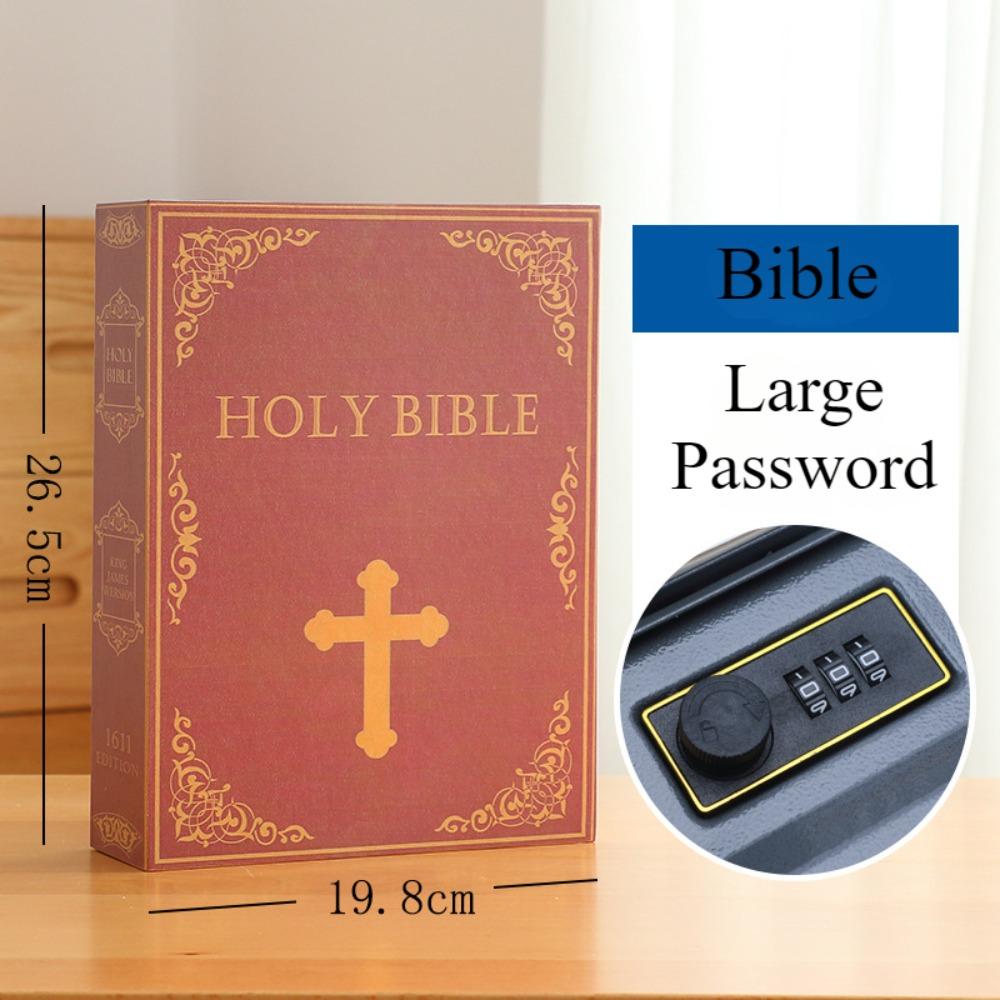 Simulated Book Safe with Lock Storage Box, Password Storage Tank, Fake Book Storage Tank, Mobile Phone Box