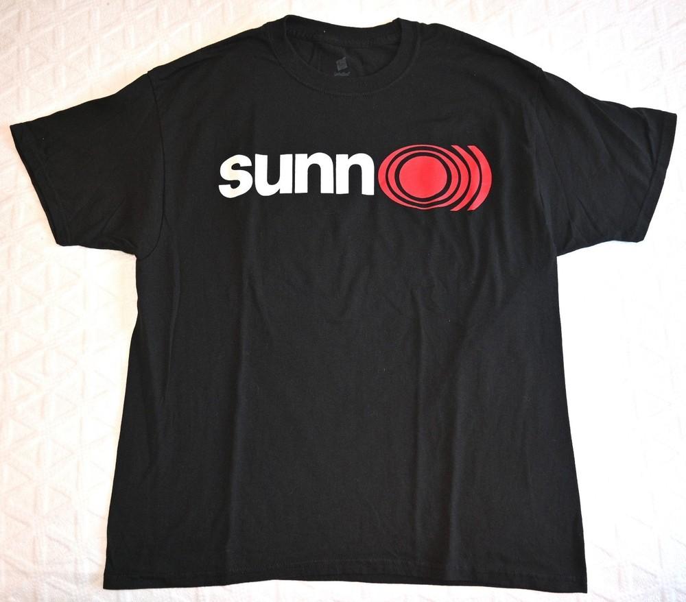 SUNN O Band Классическая футболка с логотипом Унисекс Концертная S5XL TR634 Унисекс Футболка