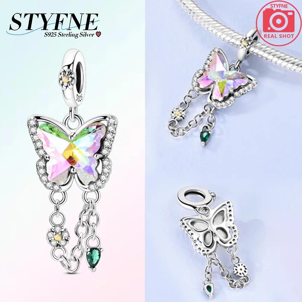 925 Silver Purple Box Gift Jewelry Pirate Heart Romantic Sun Pendant Beads Fit Bracelet Jewelry Diy Girl Gift Accessory