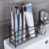 Rustproof Space Saving Kitchen Organizer Stand Vanity Countertops Toothbrush Holder Storage Rack