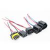 1Pcs H4 H7 H11 H13 H16 5202 Female Adapter Sockets pigtail Wiring Harness Connector Holder Plug For Headlight Fog Light Retrofit