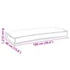 vidaXL Kissen Oxford-Stoff Anthrazit 100 x 40 x 8 cm