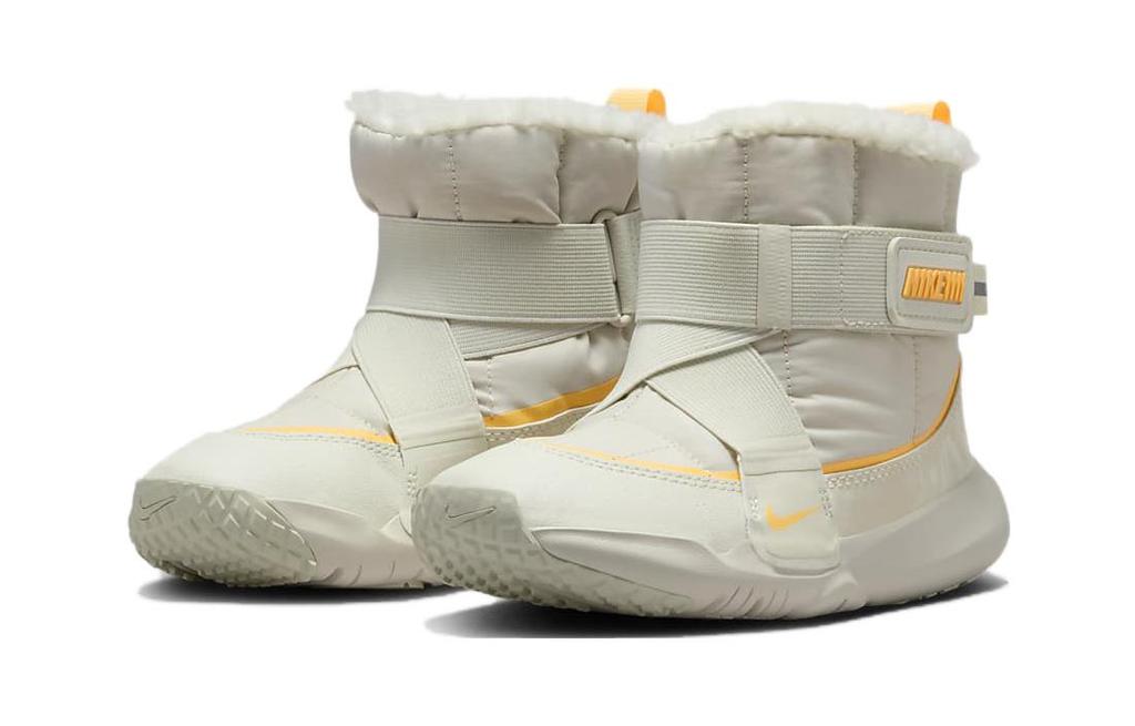 Nike Амортизация Flex Advance, Износостойкие детские ботинки Детские Бело-оранжевые DD0304-100