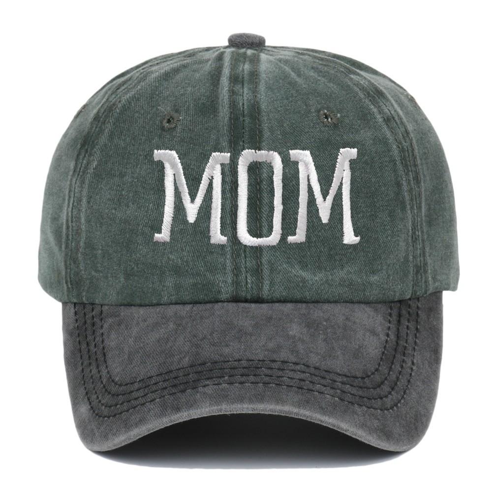 2pcs/set Washed Cotton Couple Mom Dad Baseball Cap Adjustable Sun Hat Vintage Dad Hat For Man Women