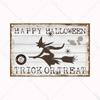 Halloween Pumpkin Tin Sign Vintage Plate Bat Poster Painting Festival Metal Signs Bar Art Party School Wall Home Decor 20x30cm