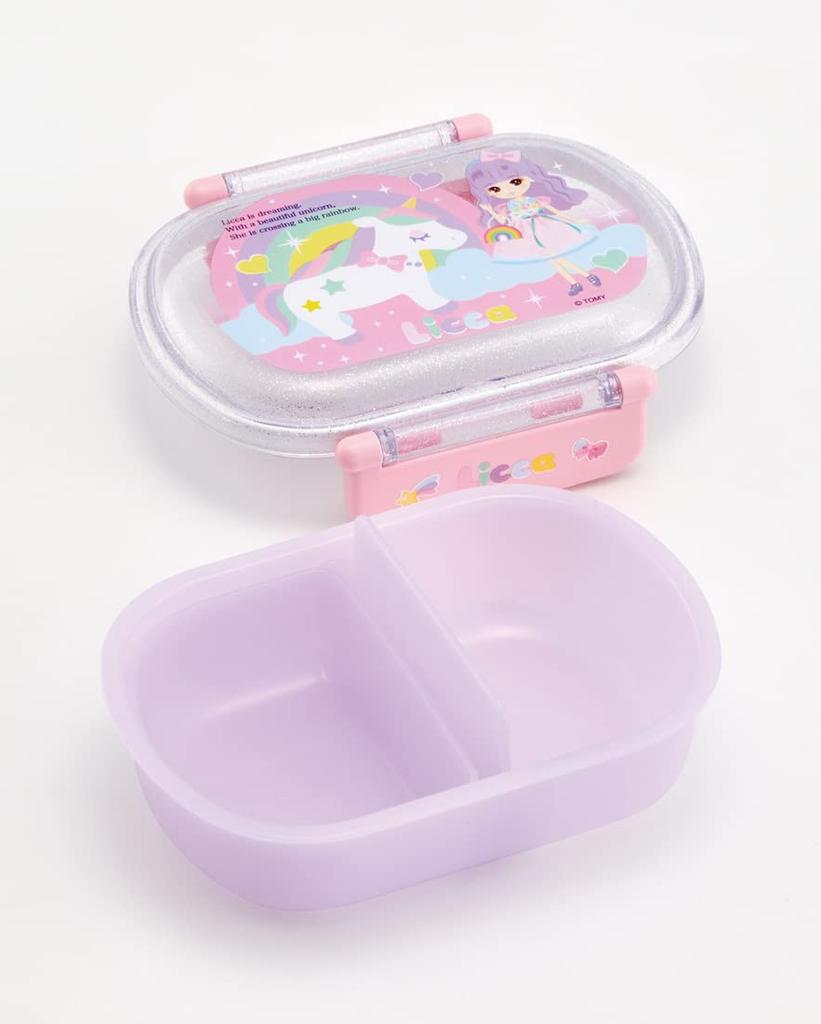 Skater Lunch 1 with Core Dishes Fluffy Kids Antibacterial Made In QAF2BAAG Children's Box, Tier, 360ml, (Side Container), Dome-shaped, Lunch,
