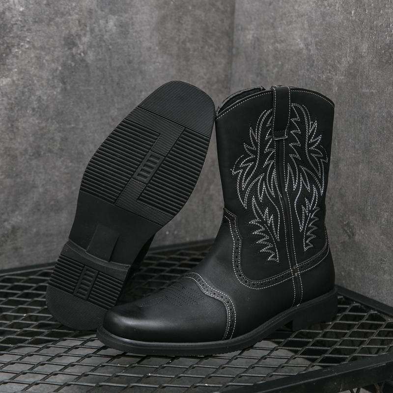 Fashion Leather Ankle Boots For Man Genuine Leather Big Size High Quality Designer Formal Boots Casual Boots Fashion Business