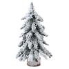 45cm Flocking Christmas Tree with Lights PVC Mini Christmas Tree Artificial Holiday Tree Christmas