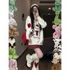 Harajuku Kawaii свитер женский японский мультфильм консервативный стиль свободный вязаный свитер E Girl осень-зима Y2K повседневные топы