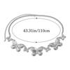 Punk Butterfly Waist Chain Hip Hop Dress Belt Chain Fashion Metal Chain Waistband  for Women