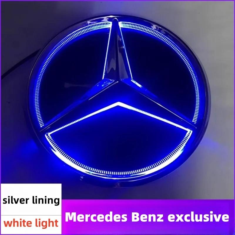 Star Emblem to Front Grille Logo for Mercedes Benz W205 W212 W207 W205 W156 W246 W117 White Blue Red LED Illuminated Logo