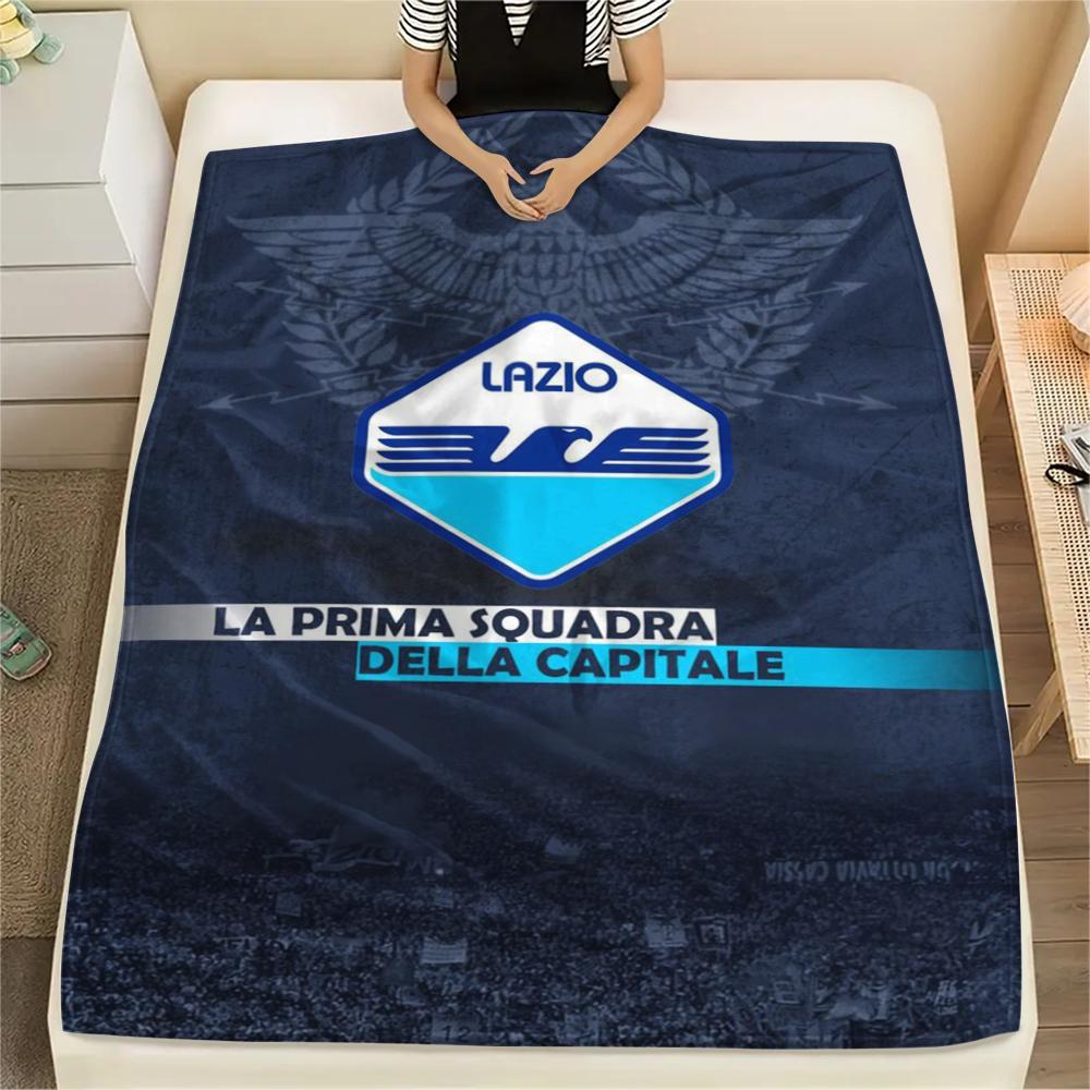 1PC Lazio Print Flannel Blanket, High quality Comfortable for All Seasons, Home Decor, Warmth and Comfort, Perfect for Christmas Gifts