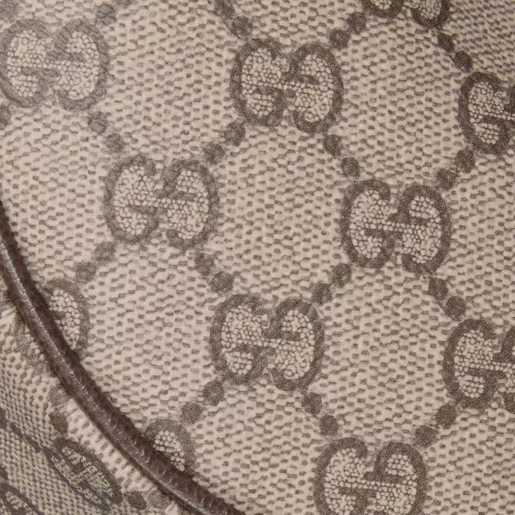 Gucci Сумка-тоут через плечо Ophidia Classic с принтом Double G и кожаной отделкой, маленькая женская сумка, бежево-коричневая 838463-FAE0P-9746