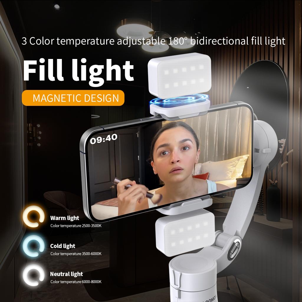 2025 Новый M2 360 вращающийся стабилизатор для селфи-палка для селфи с Bluetooth-управлением и отслеживанием подвеса для смартфона Tiktok в прямом эфире