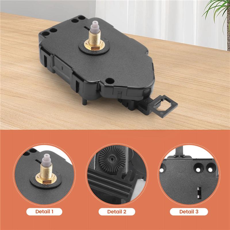 A20F-DIY Механизм кварцевых маятниковых часов Движение Настенные часы Мотор Запасные части Ремонт Домашние кварцевые часовые механизмы Инструменты