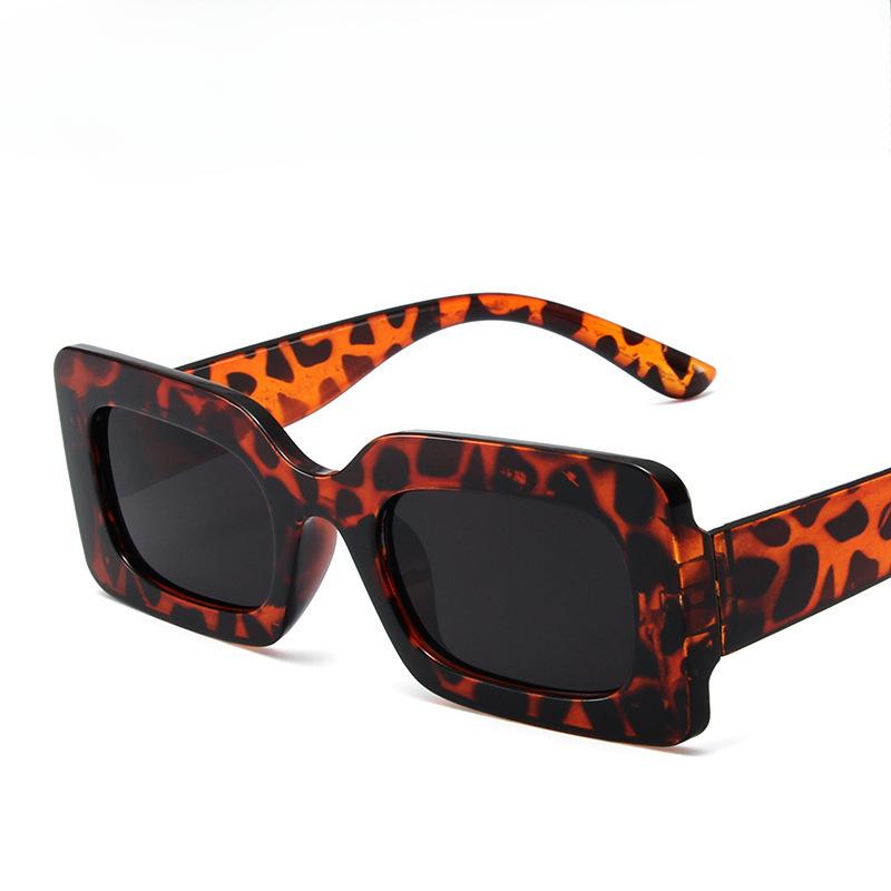 Мужские солнцезащитные очки в винтажной прямоугольной оправе, модные ретро-солнцезащитные очки, роскошный брендовый дизайн, оттенки UV400, женские очки