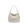 New Cary Soft Pebble Texture Cow Leather Handbag, Crossbody Bag, Shoulder Bag Women's Chalk White CC435-B4HA