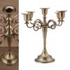 5 Arms Alloy Candle Holder European Style Candelabra Wedding Candlestick Home Decor Bronze