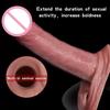 Real Veins Soft Penis Sleeve Penis Extender Жидкие силиконовые презервативы Задержка эякуляции Секс-игрушки для мужчин Увеличение члена дольше