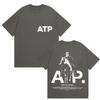 2025 Summer NQK Atpunte Pienso Concert Album Tshirt Male Y2K Hip Hop Goth Short Sleeve Fashion High Quality Cotton Tshirt