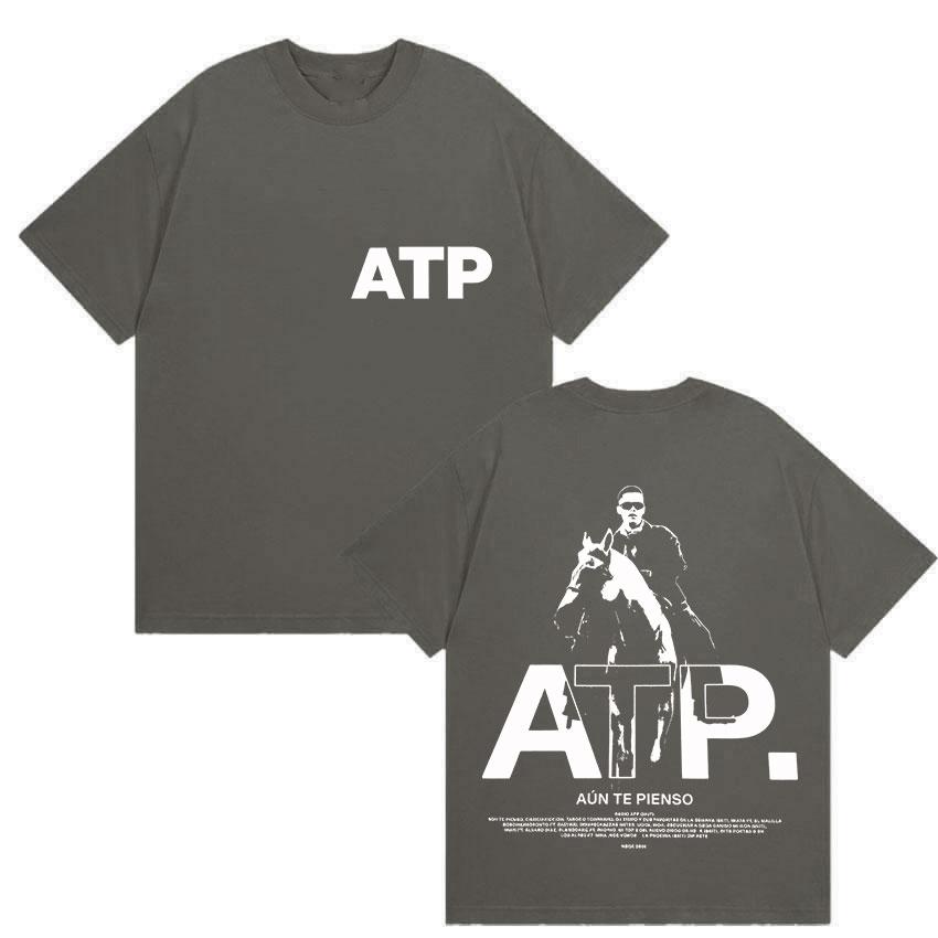 2025 Summer NQK Atpunte Pienso Concert Album Tshirt Male Y2K Hip Hop Goth Short Sleeve Fashion High Quality Cotton Tshirt