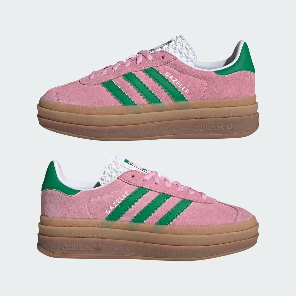 adidas Gazelle Bold IE0420 Unisex Originals Sneakers True Pink / Green / Cloud White