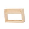 Wooden Floating Bookshelf Books Stand Decor Sturdy Fashion Picture Frame Holder Wall Mounted Shelf