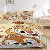 3pcs set Chip & Dale1pc of quilt cover+2pcs of pillowcase, no core, print bedding, All Seasons Bedroom Setting006