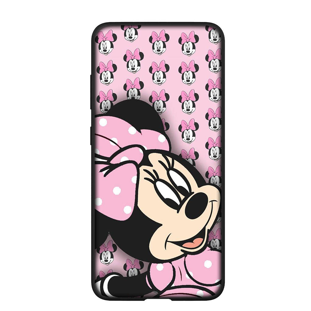 Чехол для телефона Samsung Galaxy S25 S24 S23 iPhone 16 15 Xiaomi Redmi Note 14 13 12 16E X 11 Pro Max OPPO Moto Huawei мультяшный розовый Микки Минни чехол