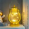 OuuZuu Led Lantern Christmas Decoration Lantern Christmas Vintage Castle Hanging LED Light Retro Candle Holder Lantern Hang Lamp
